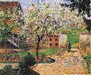Camille Pissarro Flowering Plum Tree Eragny France oil painting artist